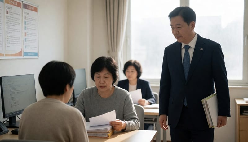 장애인권익옹호기관 상담 현장을 살펴보는 모습