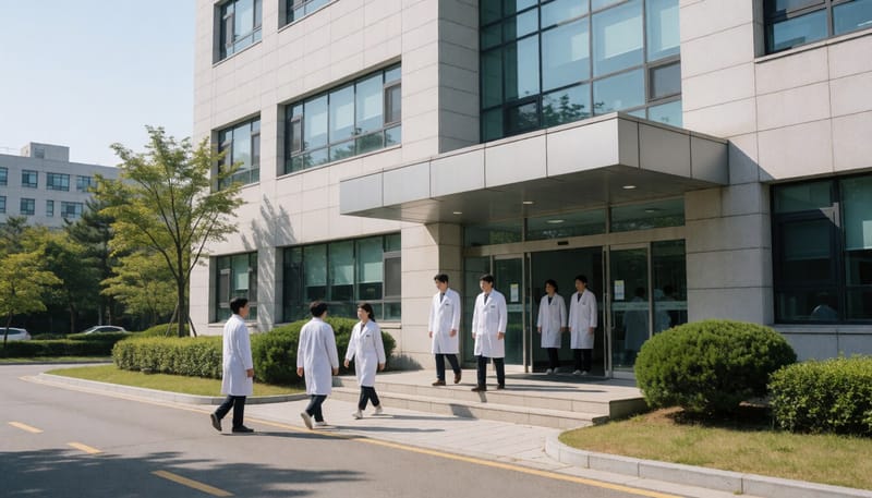 지역 보건환경연구원 건물 전경