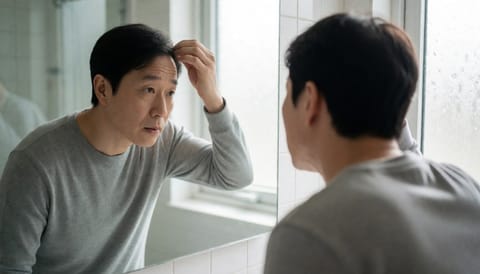 두피 화끈거리고 잔털도 나기 시작했다면 미녹시딜 부작용 의심