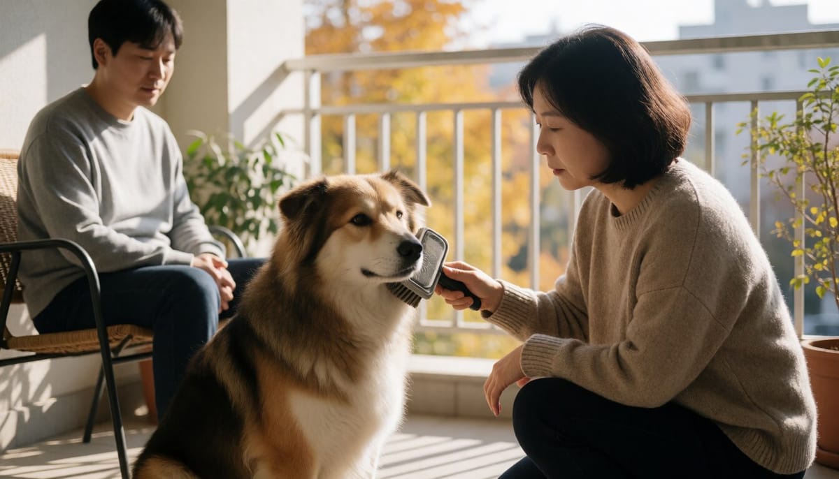 반려견 가을철 털빠짐, 무리한 빗질보다 영양 상태부터 점검을