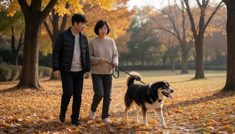 반려견 자꾸 긁는다면, 가을 낙엽·꽃가루 알레르기 의심을