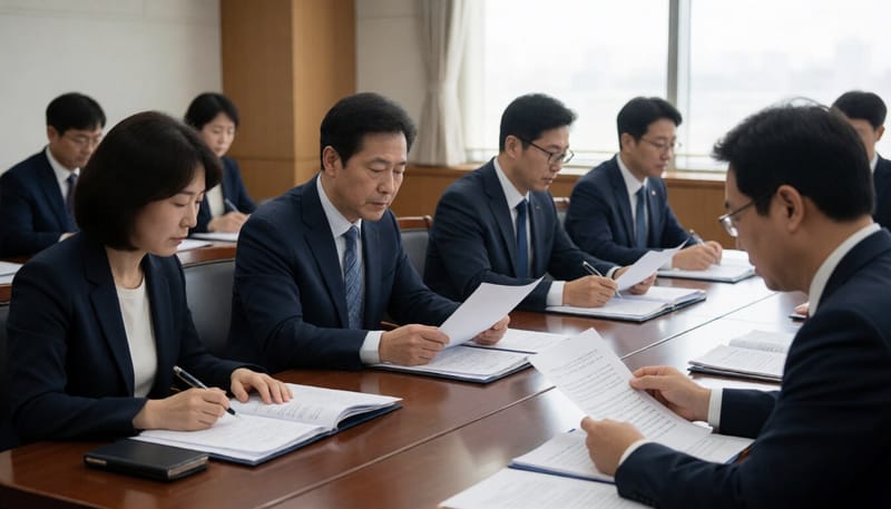 국민연금 수탁자책임 전문위원회 회의 모습을 형상화한 사진