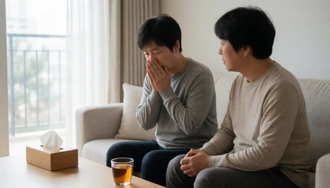 목 따갑고 열 나면서 삼키기 힘들다면 편도염 원인 살펴야