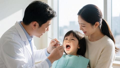 어금니에 음식물 자꾸 끼는 아이, 치아 홈메우기 고려할 때