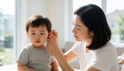 귀가 아프고 먹먹한데 열까지 난다면 중이염 원인부터 확인해야