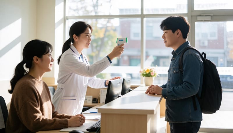 보건소 방문 상담 모습 이미지