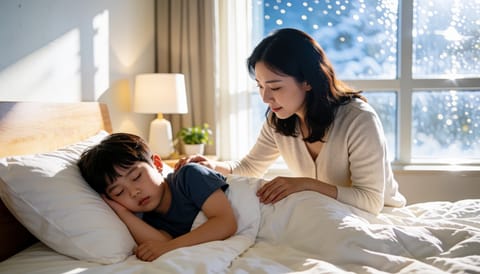 밤마다 이불에 실수하는 아이, 야뇨증 치료 시기와 방법