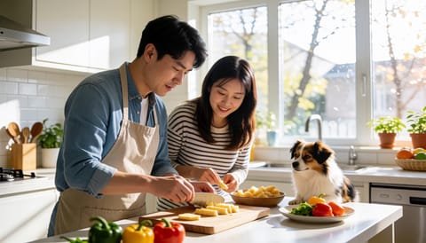 반려견 생식 유행 속 덜 익은 간식이 부르는 장염 위험