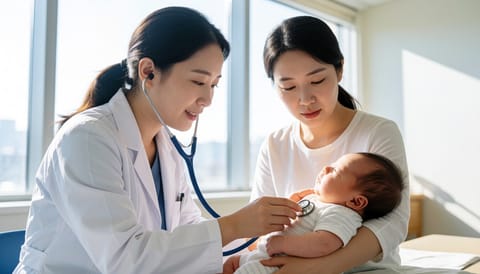 아기 심장에서 잡음 들린다는 소아과 말, 걱정해야 할까