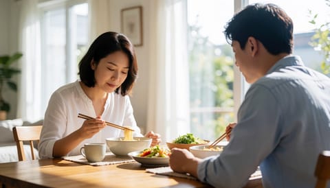 식사 속도 늦추기와 마음챙김 식사, 체중 관리에 실질적 도움