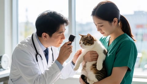 고양이 결막염 재채기 오래가면 클라미디아 의심해야
