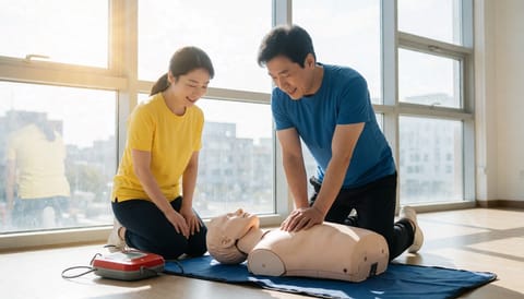 눈앞에서 갑자기 사람이 쓰러졌다면 심폐소생술부터 떠올려야