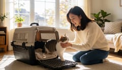 진료실 앞 고양이 발버둥, 이동장 길들이기가 해법이다