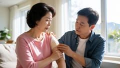 몸에 물집 잡힌 대상포진, 가족에게 옮길까 걱정된다면
