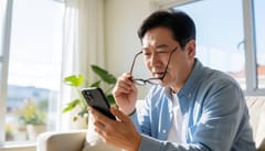 책 글씨가 흐릿하고 팔 뻗어야 보인다면, 노안수술 고민할 때