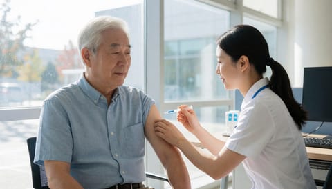 어르신 독감·코로나 무료접종 다음주 시작, 연령대별 순서는