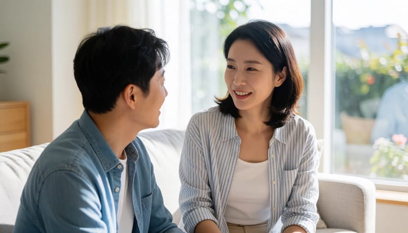 아랫배를 움켜잡고 통증을 느끼는 여성