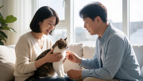 고양이 호흡 거칠어지고 축 처진다면 심장검사 필요