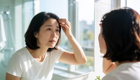 탈모약 먹고 가슴 멍울·생리불순 생겼다면 여성 탈모약 부작용 의심