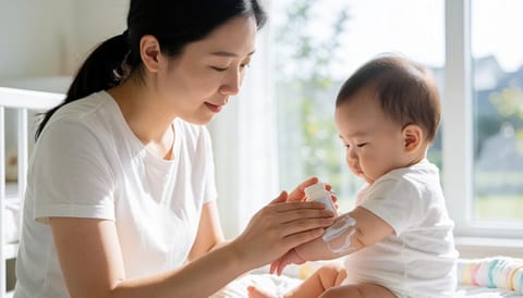 아기 볼과 팔다리에 붉은 발진, 가려움 반복된다면