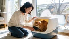 고양이 화장실서 끙끙대는데 변 없다면 변비 의심해야