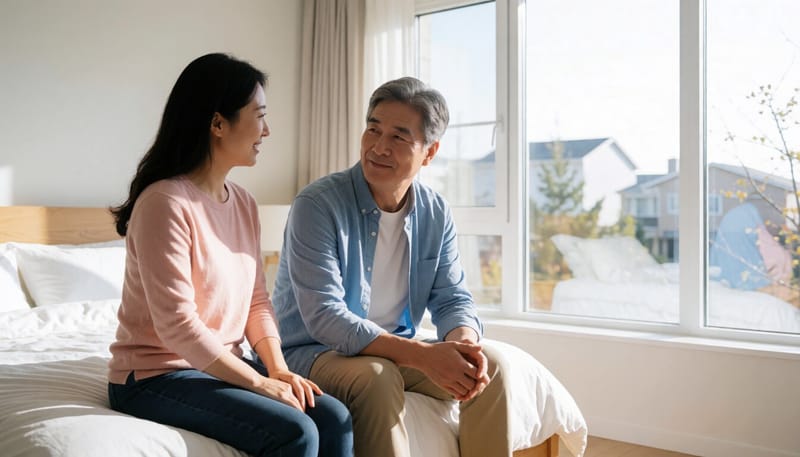 다리 근육통을 느끼며 종아리를 붙잡은 남성