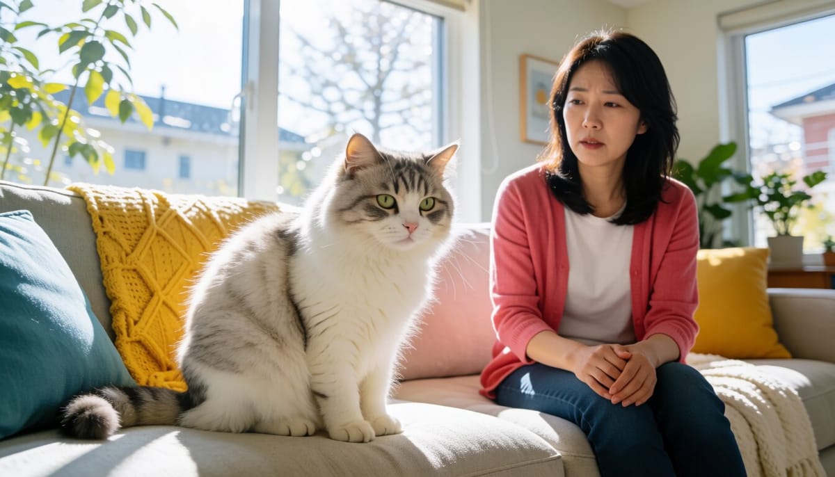 고양이 기침과 헤어볼 구토, 헷갈리는 천식 증상 구별법