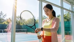 테니스 입문자라면 그립과 손목 보호부터 챙겨야 한다