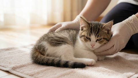 새끼 고양이 파보바이러스 감염, 접종 시기 놓치면 치명적