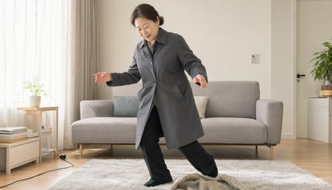 가을철 낙상 늘어나는 이유, 집안 바닥부터 점검해야