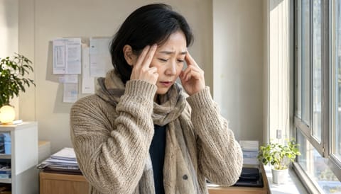 가을 환절기 두통, 혈관 수축과 기압 변화가 원인